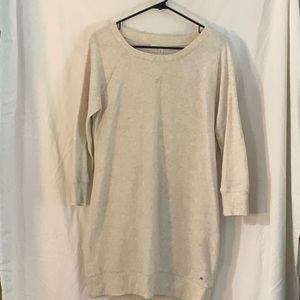 Victoria’s Secret long cream sweatshirt, size M
